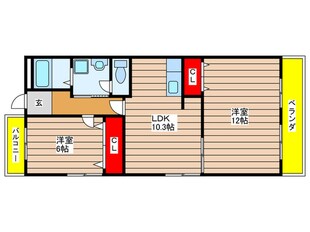 プルミエ小島の物件間取画像